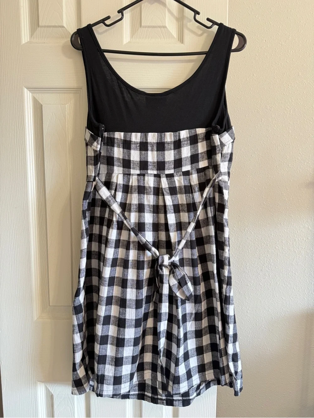 Torrid Black & White Plaid Buffalo Check Flannel Dress Size 1 (1x) - Picture 2 of 4